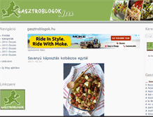 Tablet Screenshot of gasztroblogok.hu